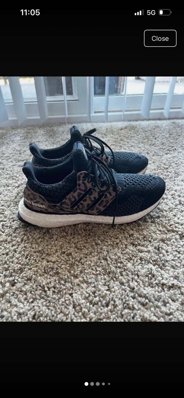 Adidas Ultraboost 5.0 DNA Size 5.5 Leopard Animal Print HP9558